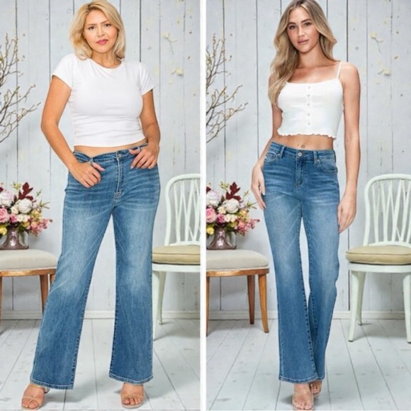 Mid-Rise Bootcut Jeans – Cat’s Whiskers – Judy Blue Style Fit – NWT (Bytos) - Picture 7 of 15